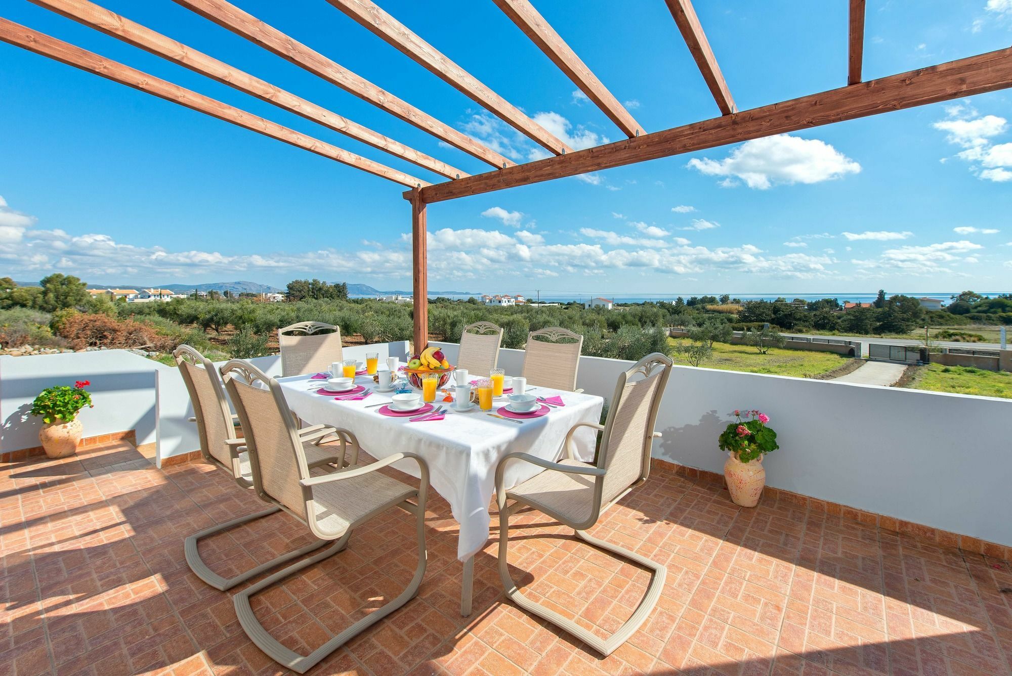 Orianna Sea View Villa Jenádi Kültér fotó